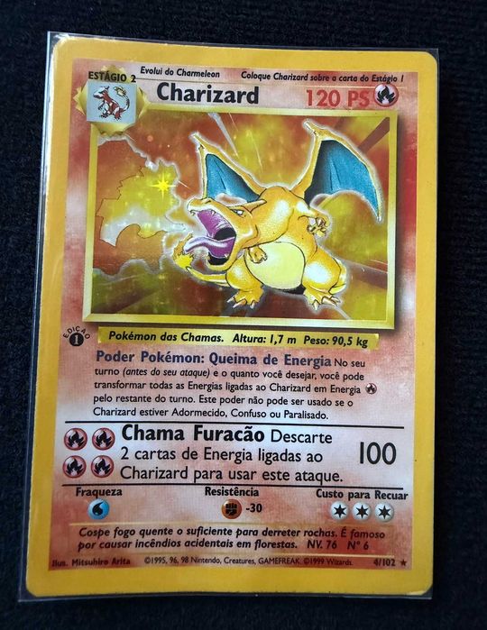 Pokémon Base Set Português 1ª Edição - Coleção Completa - 30 anos - 102 Cartas