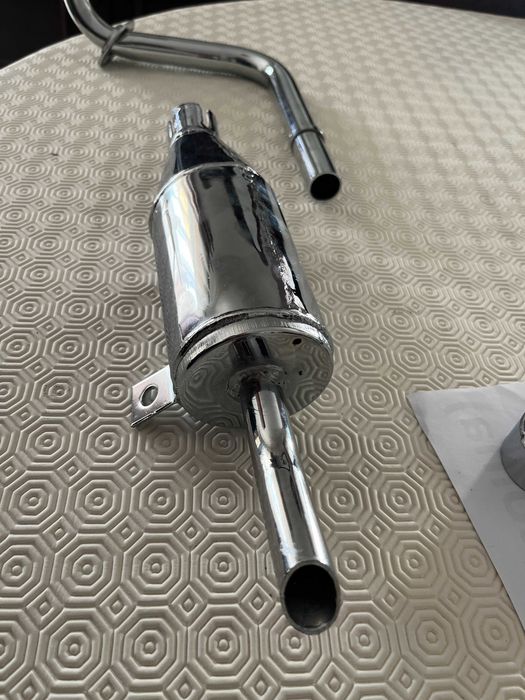Linha escape completa (exhaust for 72cc) NOVA Honda Mini Trail Z50A