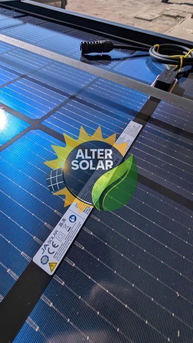 ‼️‼️‼️80$ Солнечные панели JA Solar 460Вт, JAM54D40-460, N-Type, Double Glass, Deep Blue 4.0 Pro двосторонні