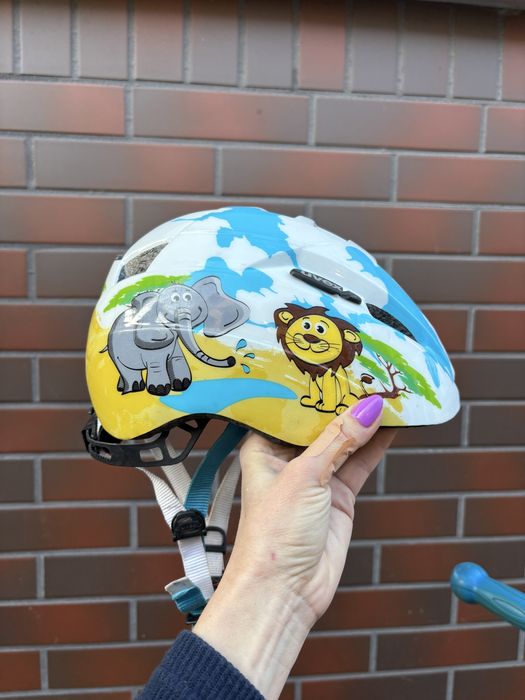 Kask rowerowy dziecięcy UVEX Kid 2 dla dziecka w zwierzatka