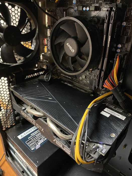 Игровой ПК GTX 1660 / Ryzen 5 / 16GB + монитор Samsung