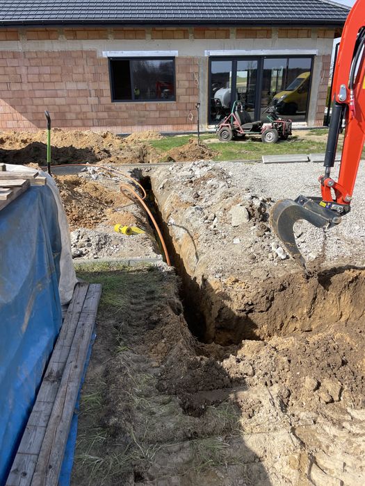 Usługi Minikoparka, Wiertnica, Młot, Przeciski Kret