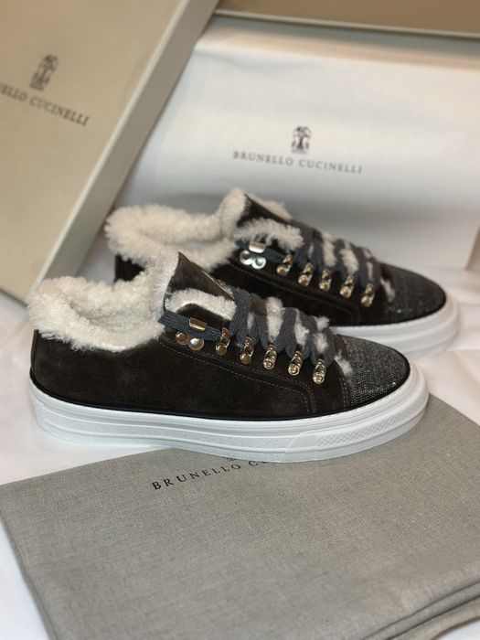 Зимові кеди Brunello Cucinelli ,зимние кеды , зимние кроссовки