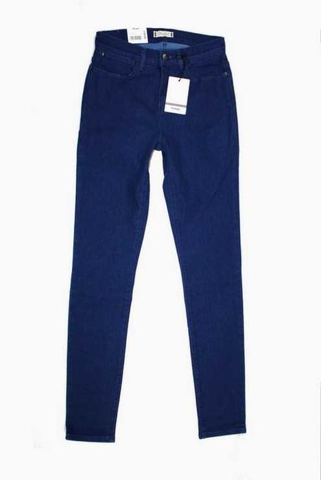 Damskie jeansy Wrangler High ciemne rurki nowe rozm. W28/L32