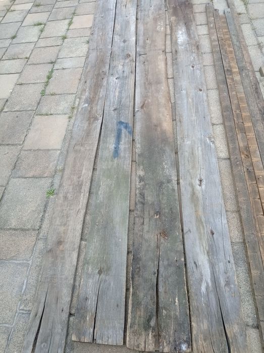 Stare deski ze stodoły,