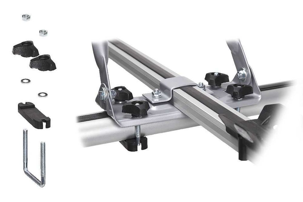 Bagażnik dachowy na rower - Aluminiowy uchwyt rowerowy z zamkiem