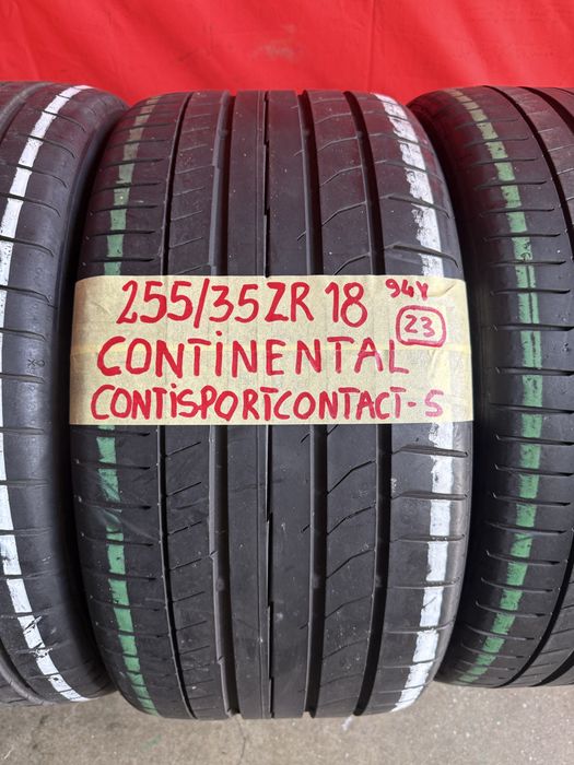 Pneus 225/40/18 + 255/35/18 Continental impecaveis