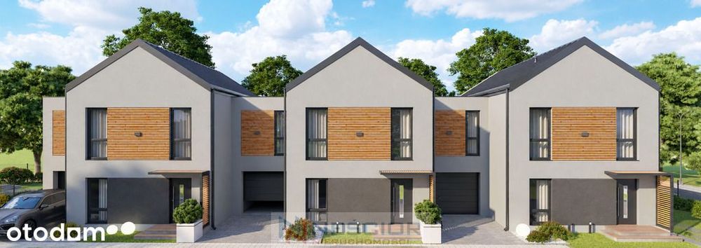 Segment narożny 140 m² w stanie deweloperskim | Garaż w bryle