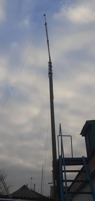 Телескопическая мачта 19м