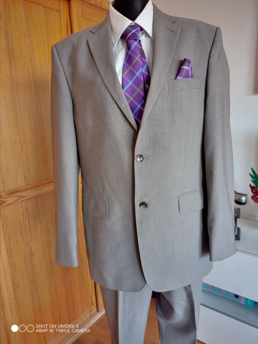 Nowy garnitur Vesari/Vistula wełna 100%