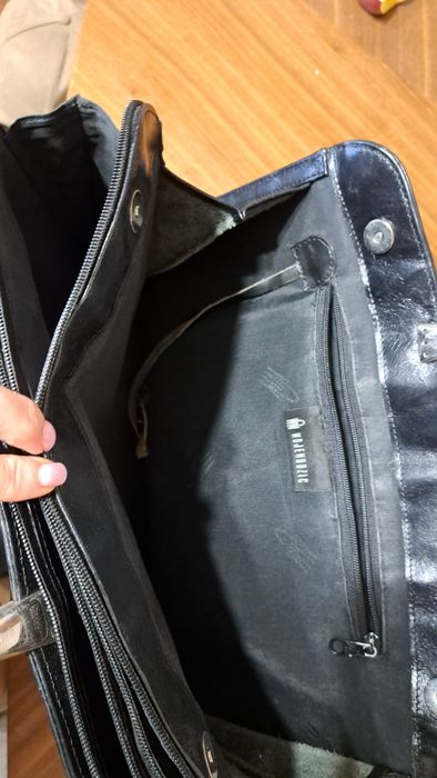 Skórzana torba na laptopa, aktówka, wojewodzic, skóra