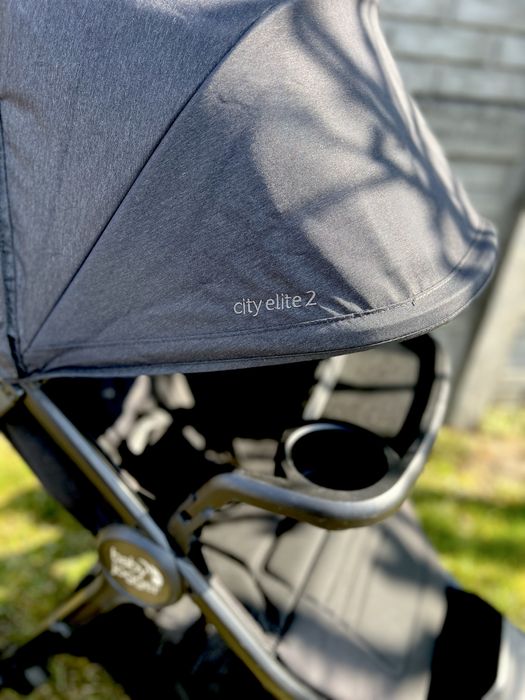 Baby Jogger City Elite 2 Opulent Black NOWE KOŁA tacka