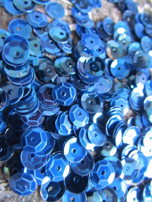 Набор синих пайеток