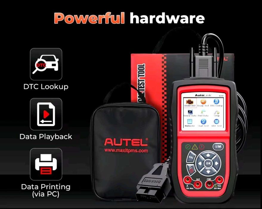 Multimetr tester baterii czytnik kodów 3 w jednym Autel AL539B