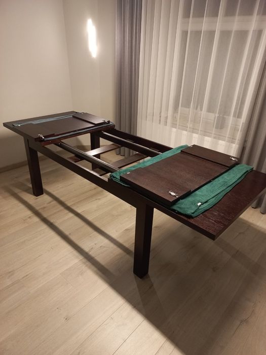 Stół rozkładany - wenge półmat