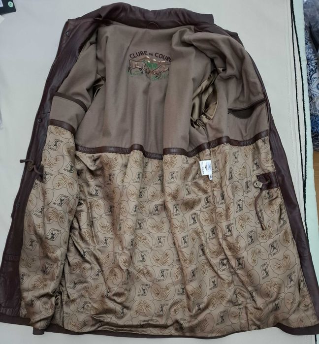 Parka nova de camurça Clube do Couro 48 - SALDO