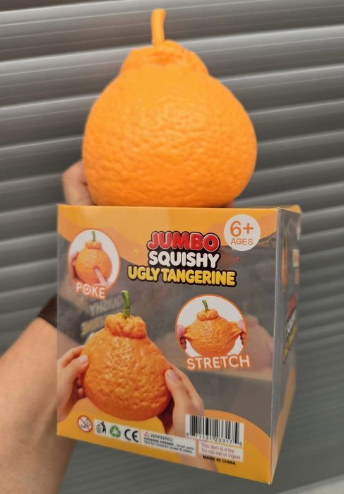 HIT ! Super gniotek squishy jumbo Pomarańcza nowy
