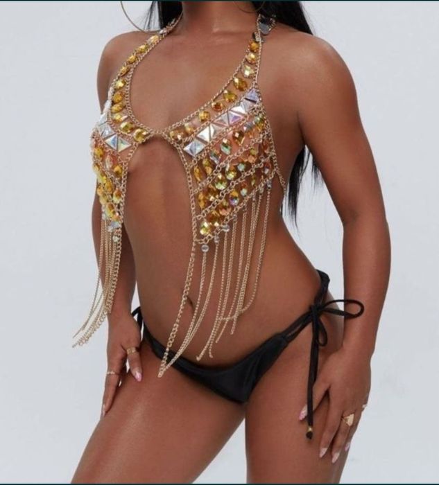 Strój karnawałowy biustonosz