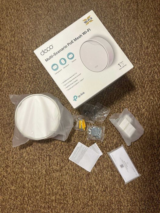 Tp-link Deco X50-PoE. Domowy system Wi-Fi 6 Mesh AX3000 z PoE.
