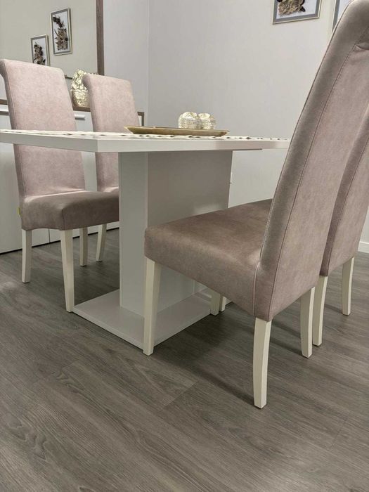 Mesa e Cadeiras para Sala Moderna - Ótimo Estado e como NOVO