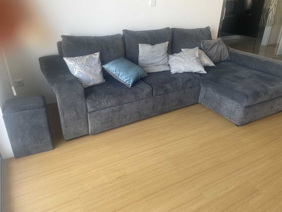 Sofa Cama Cinza Escuro