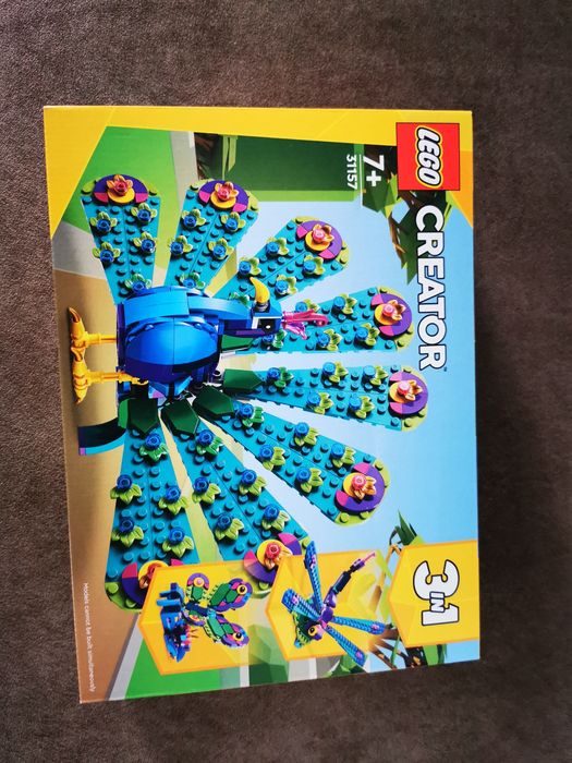 Nowy Zestaw LEGO Creator 31157 Egzotyczny Paw