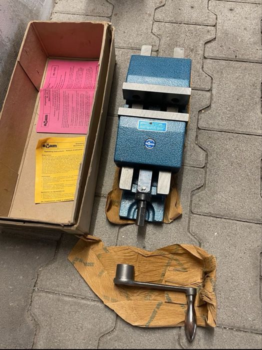 Imadło maszynowe niemieckie,tokarka,rohm,wiertarka,heuer,frezarka