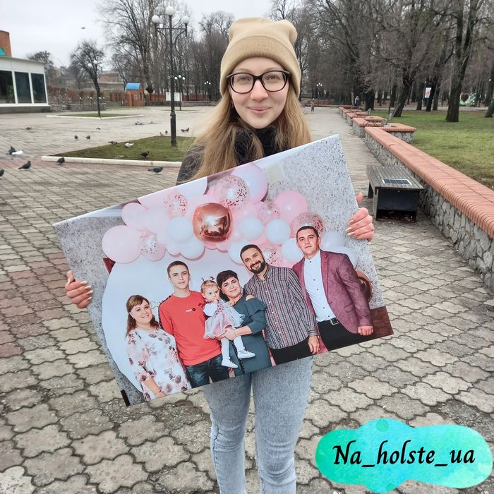 Портрет по фото на полотні/на холсті. картина з фото