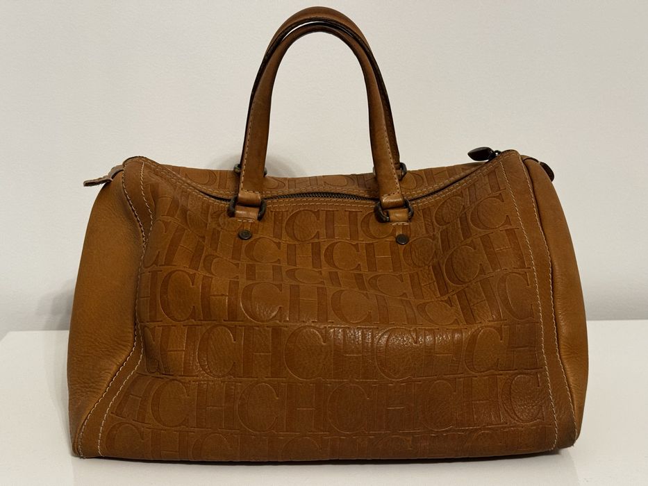 Mala Andy Carolina Herrera (CH) em Pele – Modelo Boston / Speedy