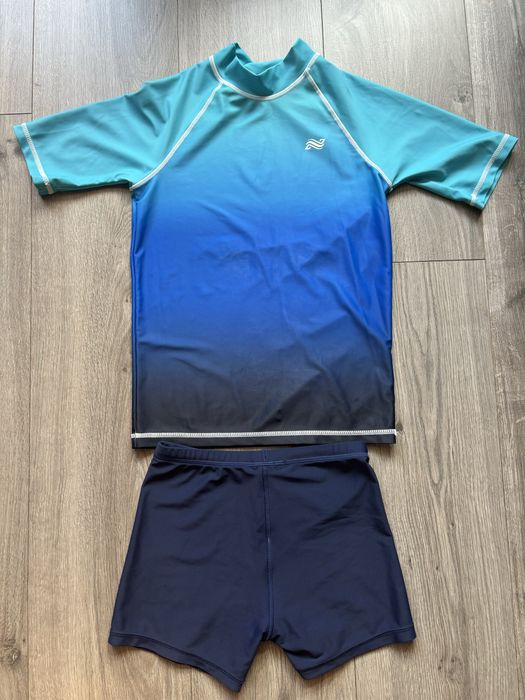 Strój kąpielowy do wody bluzka kąpielówki ombre next rozmiar 140