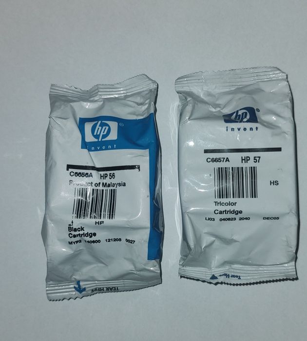 Zestaw cartridge  HP 56 + HP 57 czarny, trójbarwny