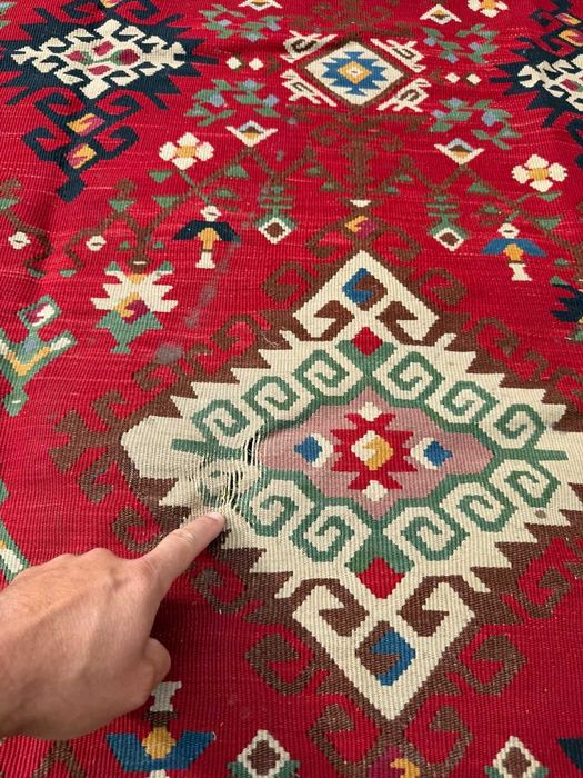 Kilim Dywan Art Deco Ręcznie Tkany 320x200 cm WYPRZEDAŻ