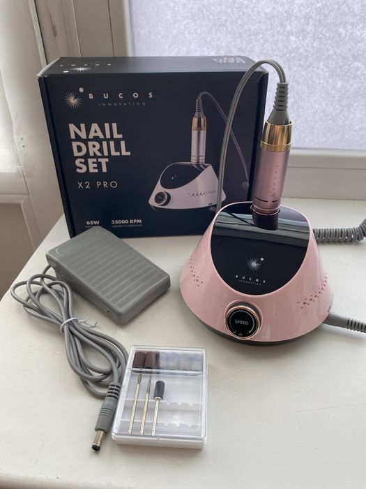 Оригінал! Професійний фрейзер Bucos Nail Drill X2 PRO 65 W