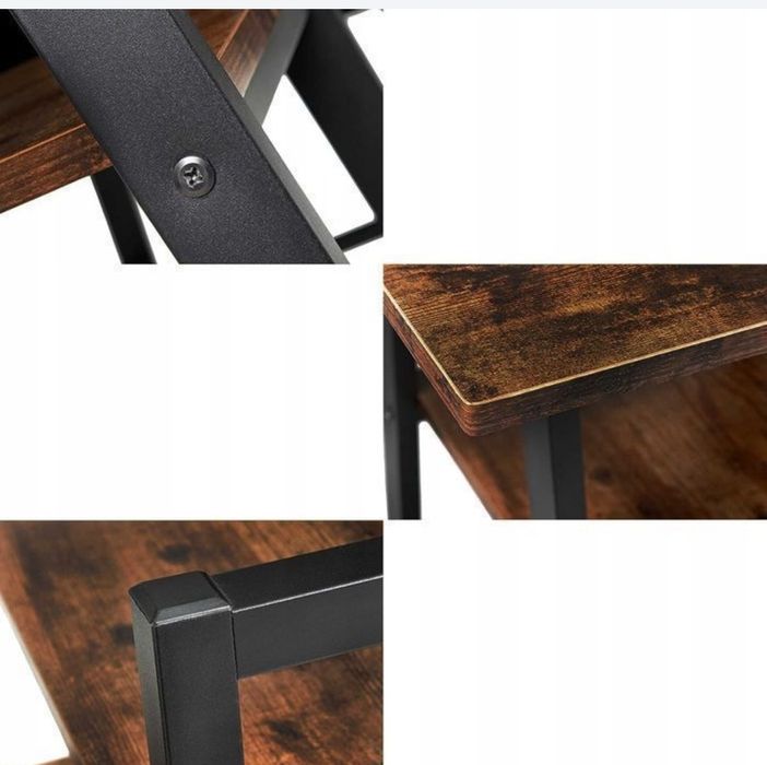 NOWE Biurko Gamingowe Metalowe Komputerowe Meble Szkolne Loft Okazja