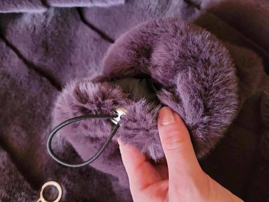 Casaco de pele artificial