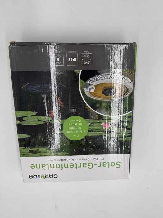 Solarna Pompa Oczka Wodnego Liść Fontanna 160l/h