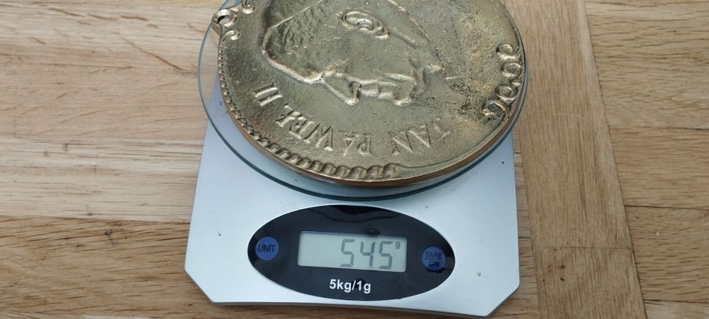 Medalion z Janem Pawłem II Jan Paweł 2 JP2