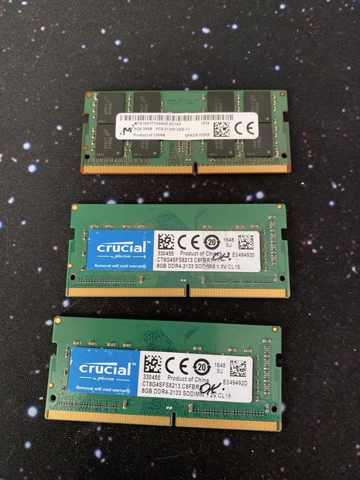 Продам оперативну память в ноутбук DDR3 sodimm 4 гб