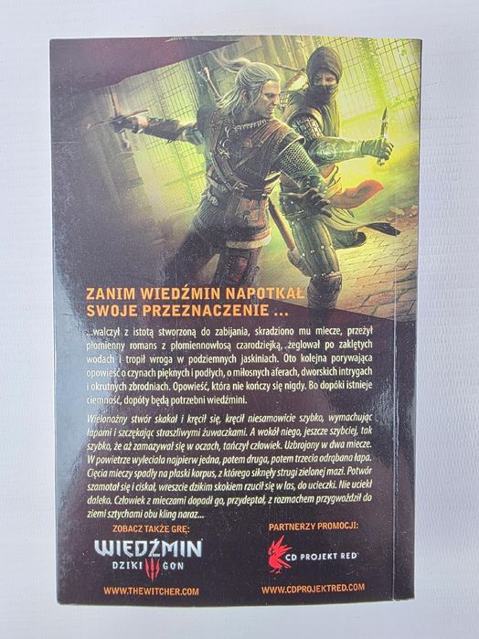 Sezon Burz Andrzej Sapkowski Wiedźmin Czerwona Okładka SuperNOWA