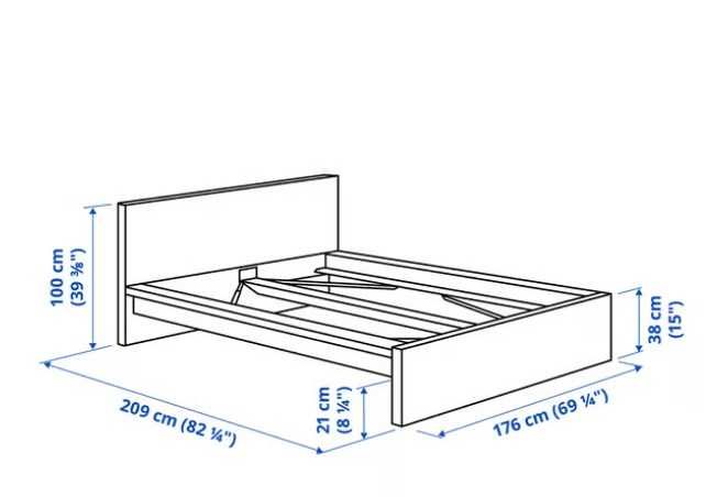 Cama de casal Malm 160x200