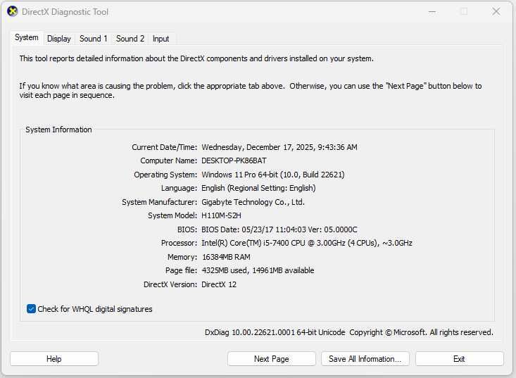 Komputer PC GTX1050ti i5-7400 RAM DDR4 16gb 3000mhz 256gb SSD 1TB HDD