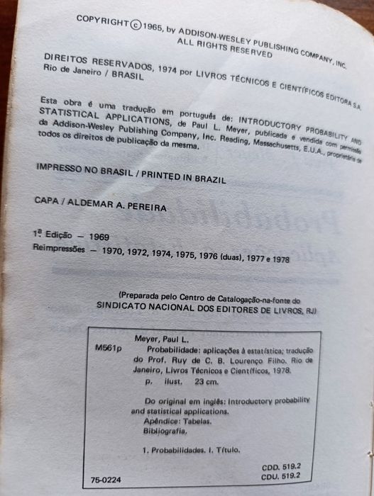 Probabilidade - Introdução à estatística