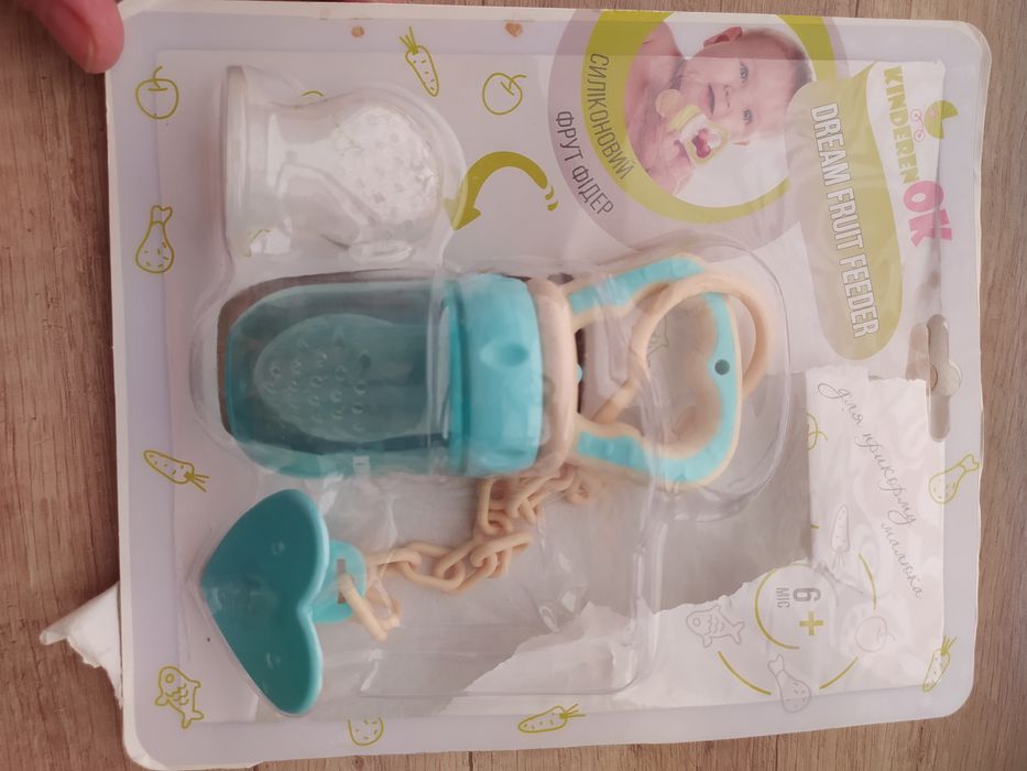 Ниблер KinderenOK для начала прикорма с новой силиконовой насадкой