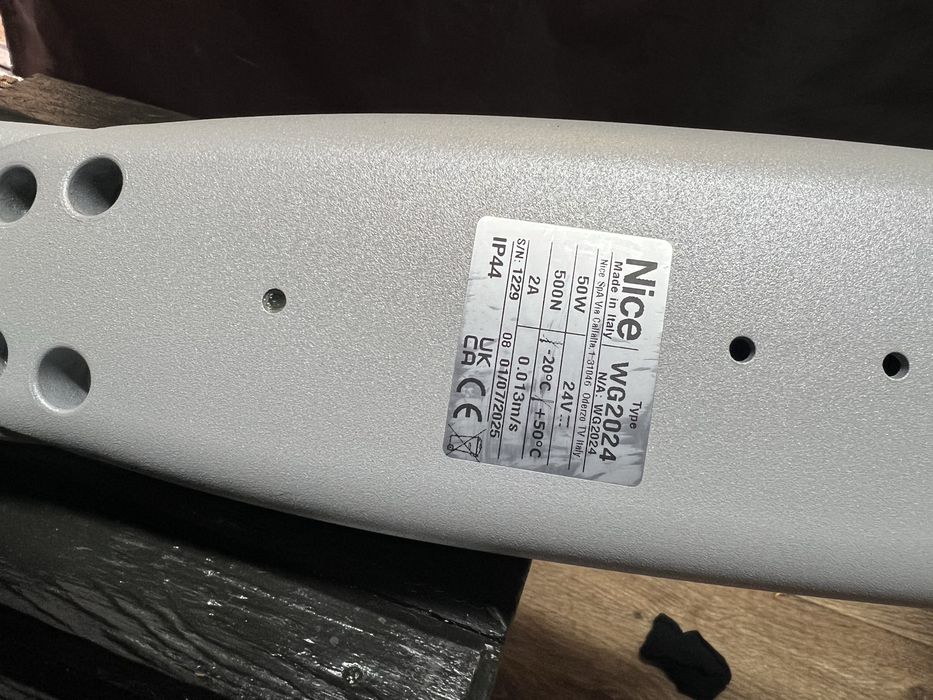 Привід для воріт Nice, GAP 14200, 24 v.
