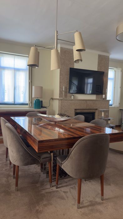 Mesa de jantar Laskasas Prestige em Pau-Ferro Extensível 2–3 m