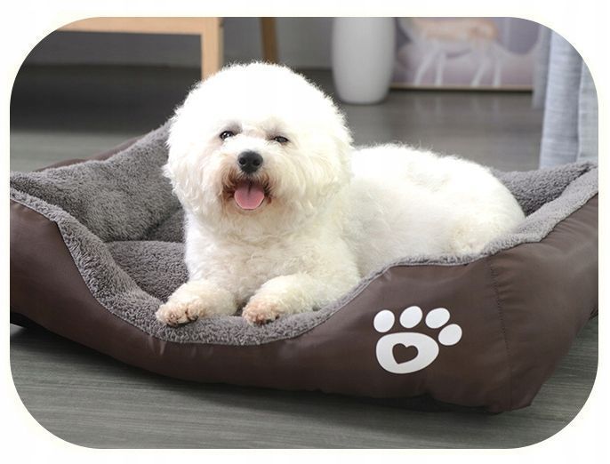 Miękkie Legowisko L 45X30 Dla Psa Kota Ciepła Poduszka Kojec Kanapa