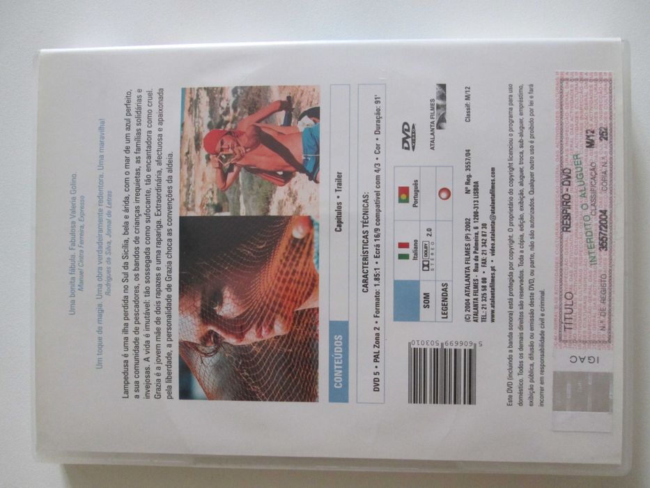 Respiro, com Valeria Golino, Francesco Casisa, Vincenzo Amato