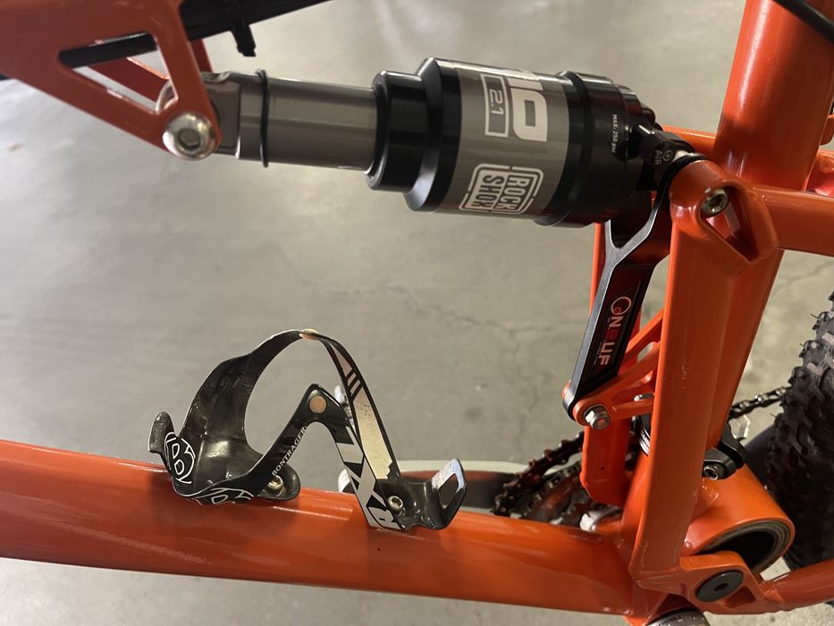 Bicicleta suspensão total rockrider Shimano XT lX