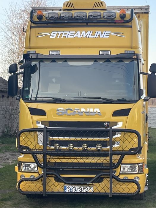 Kangur Scania R Halogeny LED ring x4 orurowanie TRUX HYPRO Man Daf