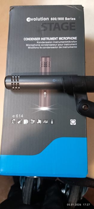 Мікрофон конденсаторний E614і динамічні